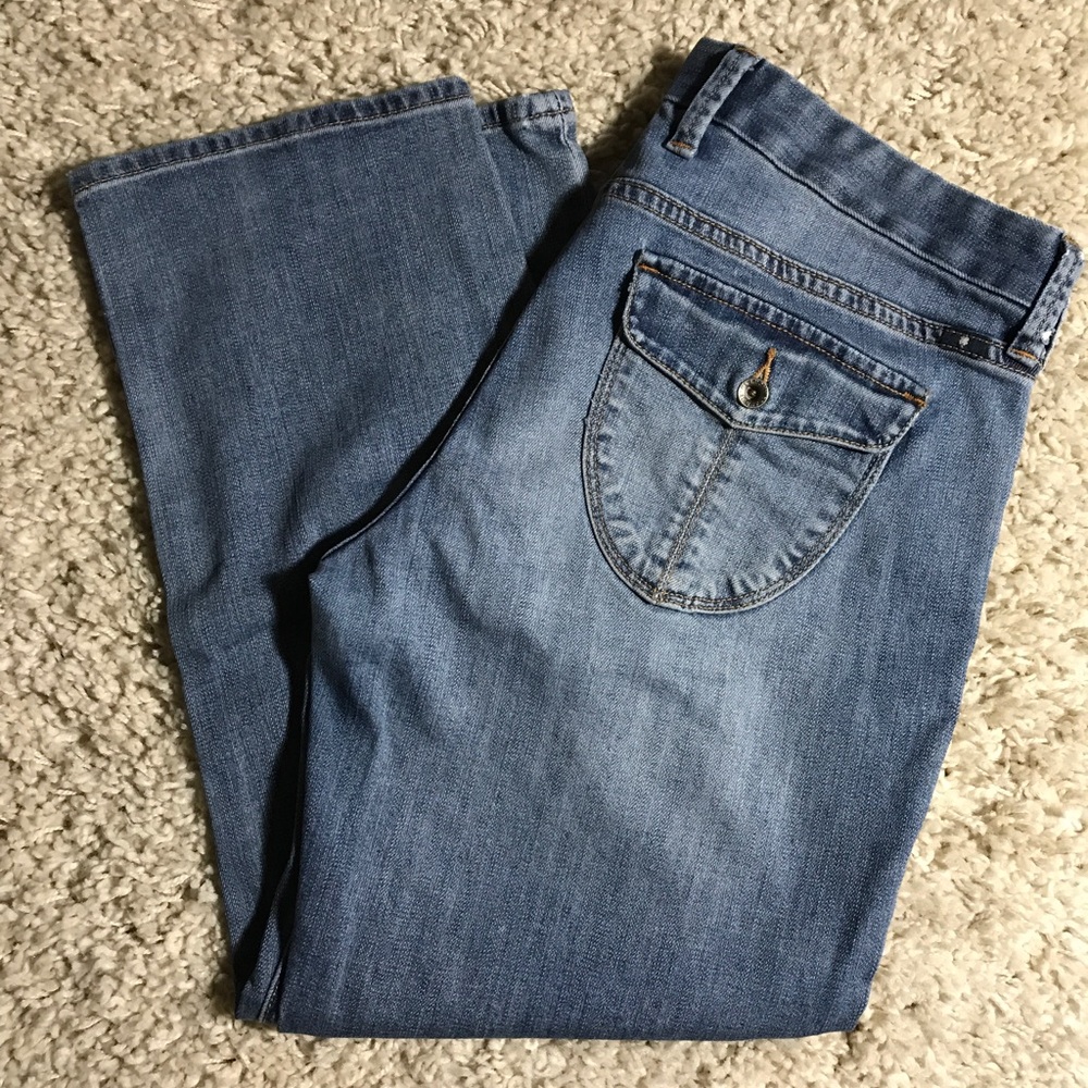 Lucky brand sweet crop jeans, 10/30