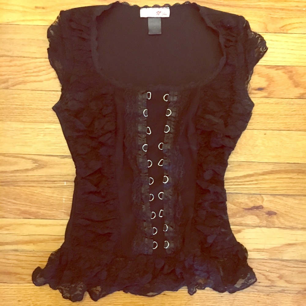 N'Joy Punk Lace Corset Top