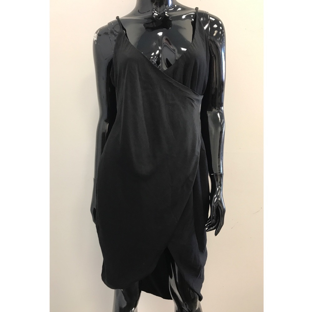 NWT Missguided Silky Wrap Dress