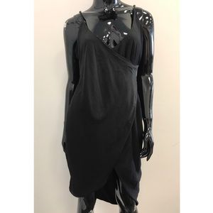 NWT Missguided Silky Wrap Dress