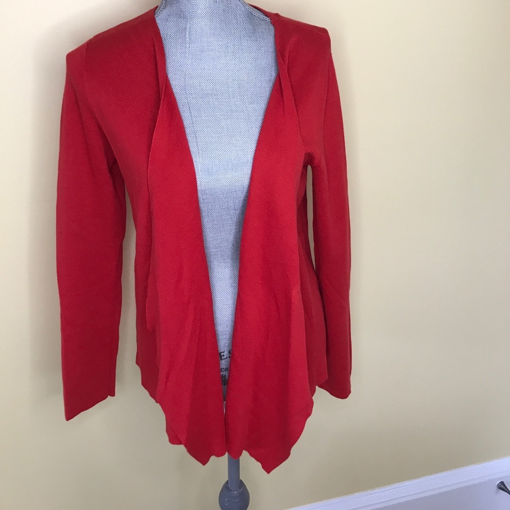 Red Women's Long Sweater - size small