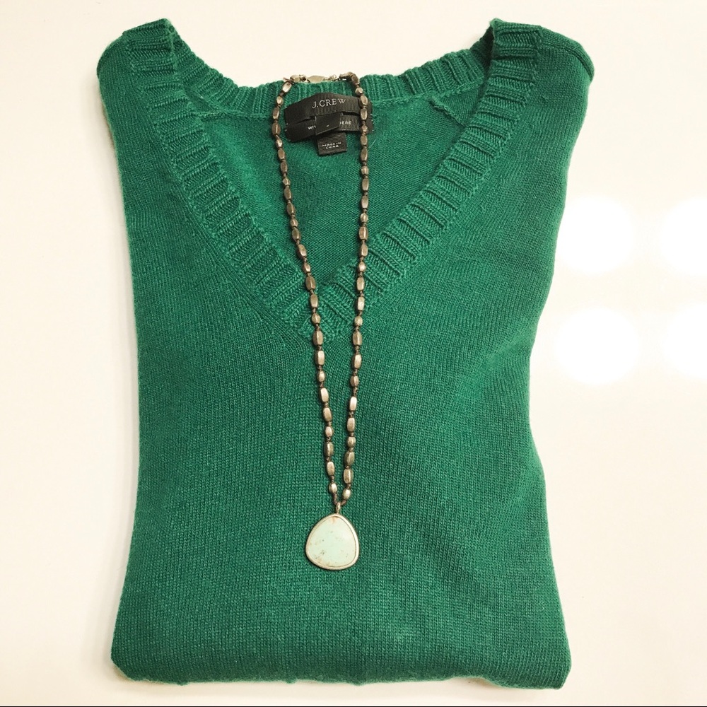 J.Crew Green Sweater - final markdown