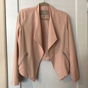 Light pink cropped blazer