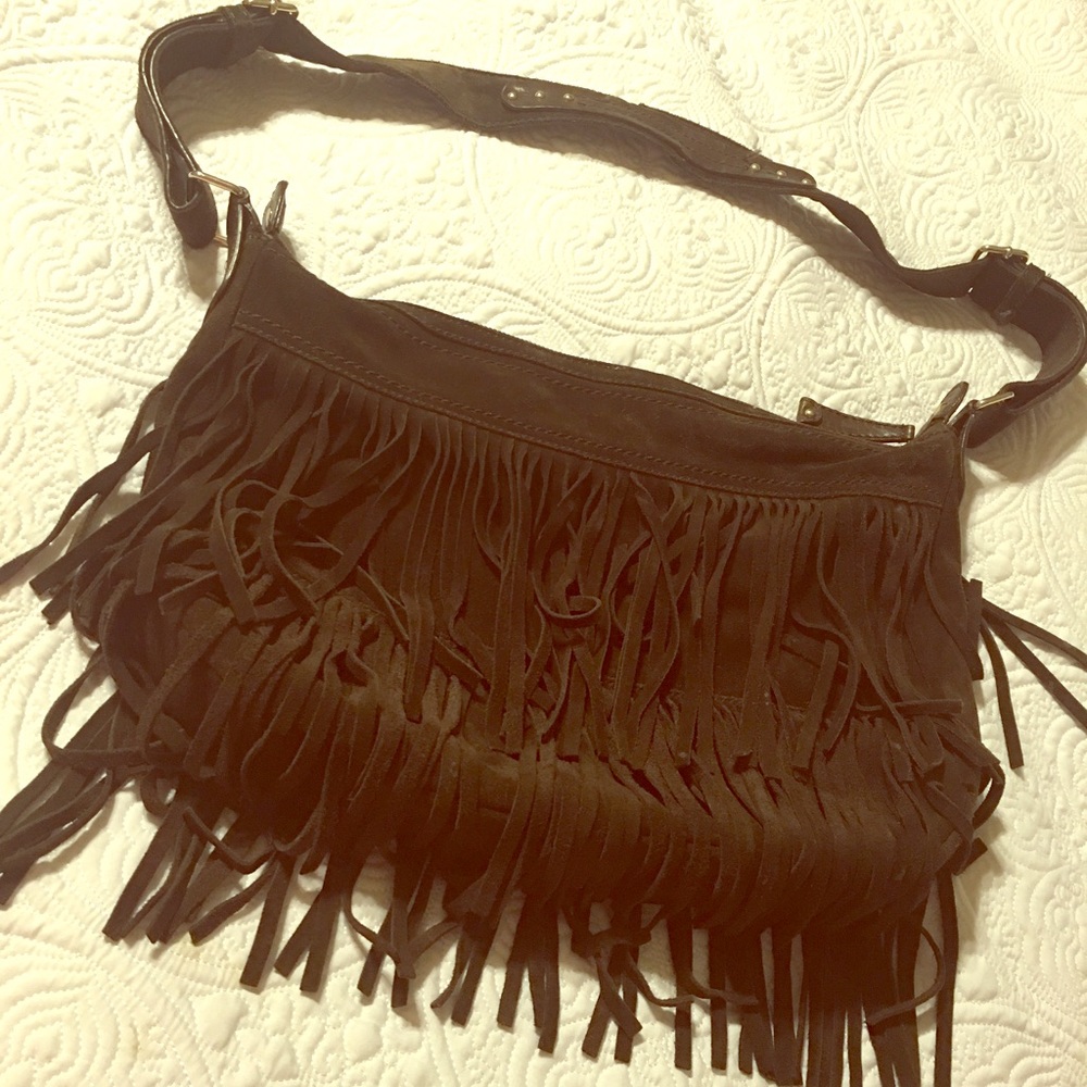 Fringe suede Purse