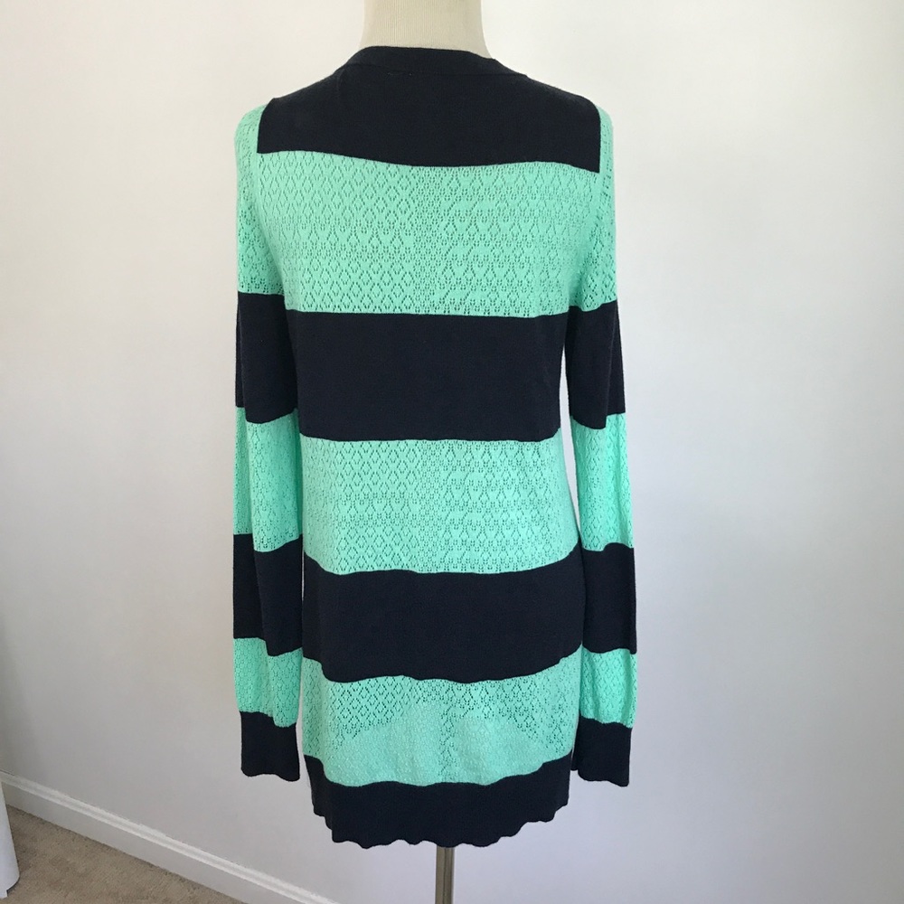 Yellow Bird Rugby Pointelle Cardigan Sweater NWOT - Picture 7 of 8