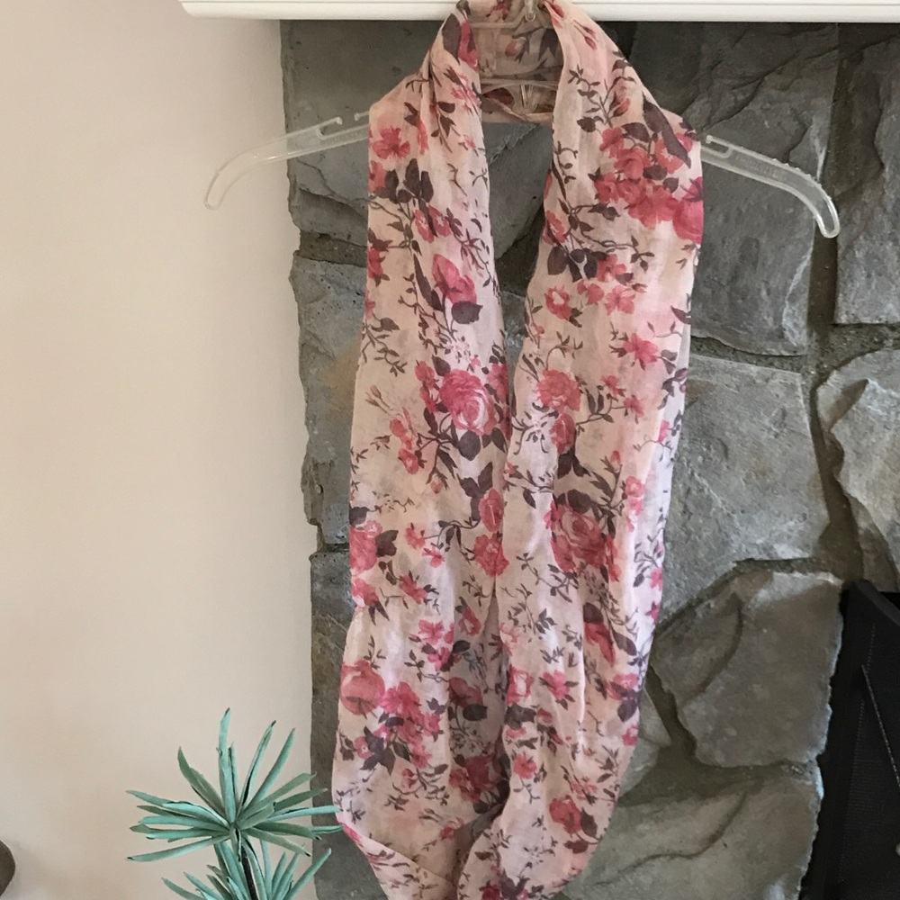 Floral Infinity Scarf