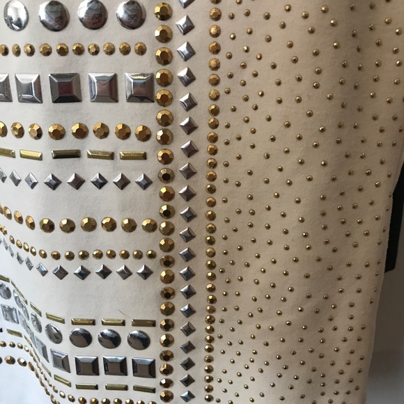 Bebe White bodycon studded maxi dress - Picture 4 of 4