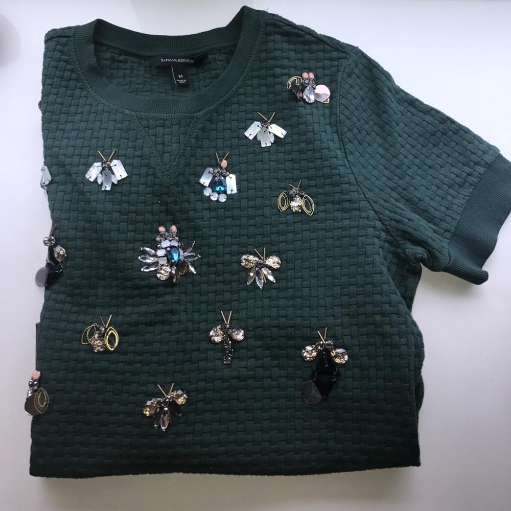Banana Republic Embellished Tee
