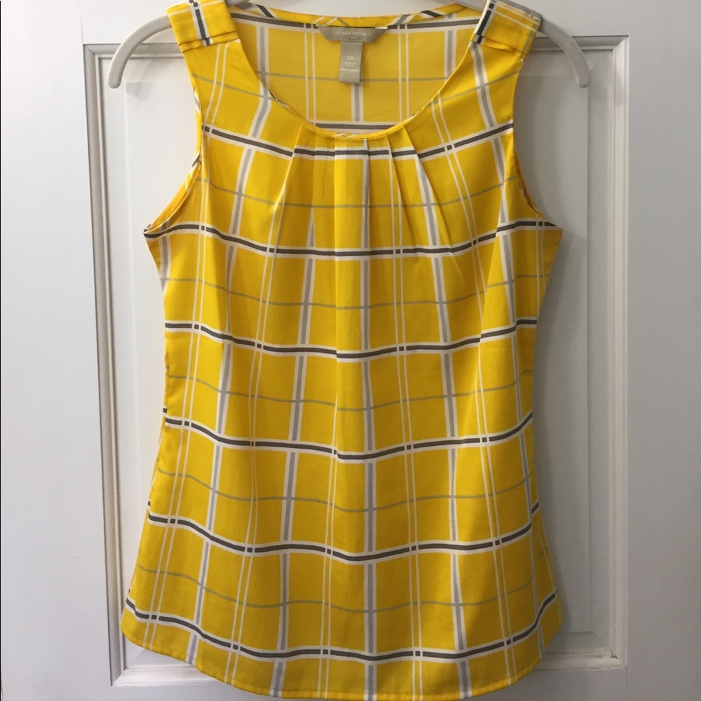Banana Republic Yellow Blouse