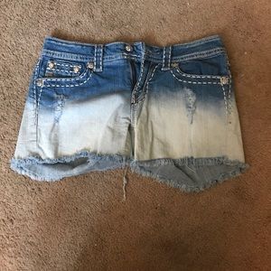 Ombré Miss Me jean shorts!
