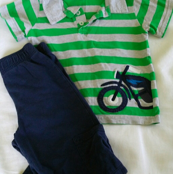 Carter's Polo and Pants Set - Picture 1 of 3