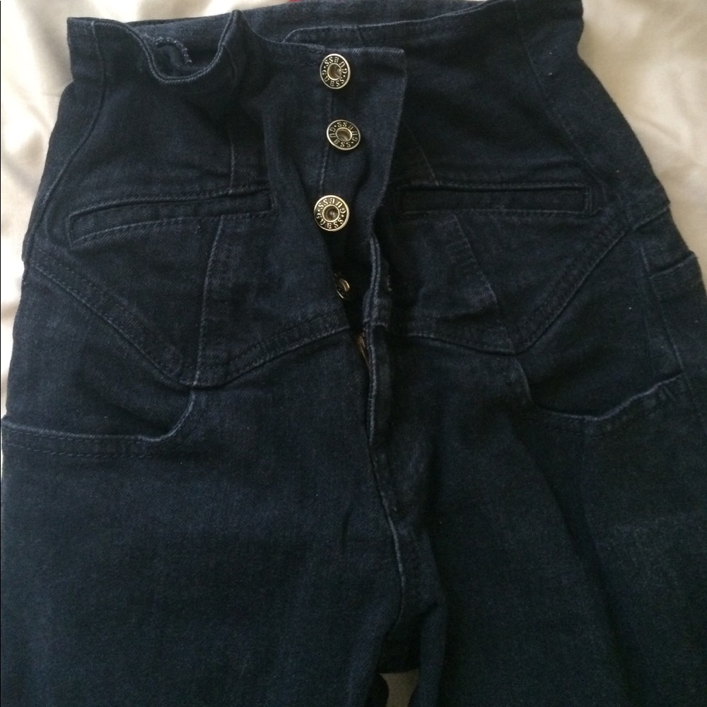 Guess Sexy High Waisted Black Jeans