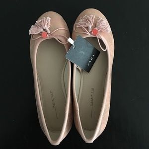 NWT Zara Girls ballerina slip-ons ❤️