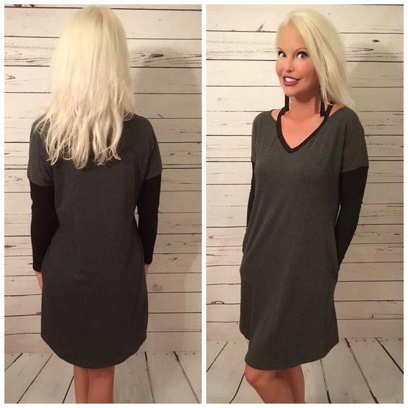 Last 1!  Colorblock Pocket Dress - Picture 3 of 3