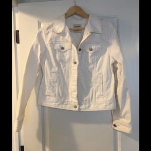 OLD NAVY WHITE JEAN JACKET