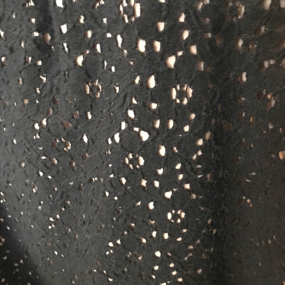 BCBGMAXAZRIA black lace sheath dress - Picture 4 of 5