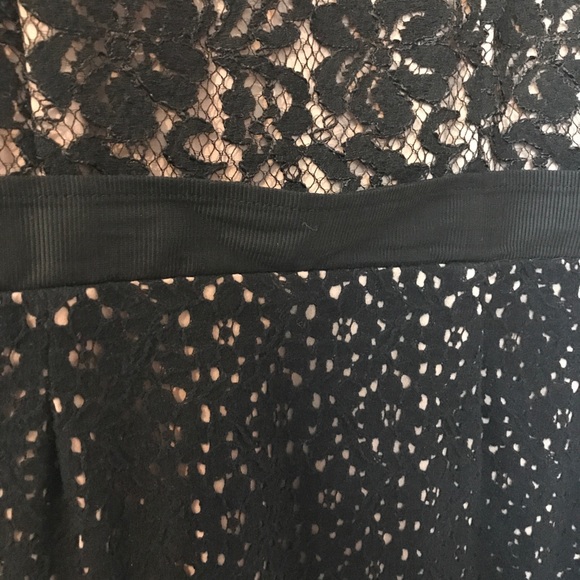 BCBGMAXAZRIA black lace sheath dress - Picture 5 of 5