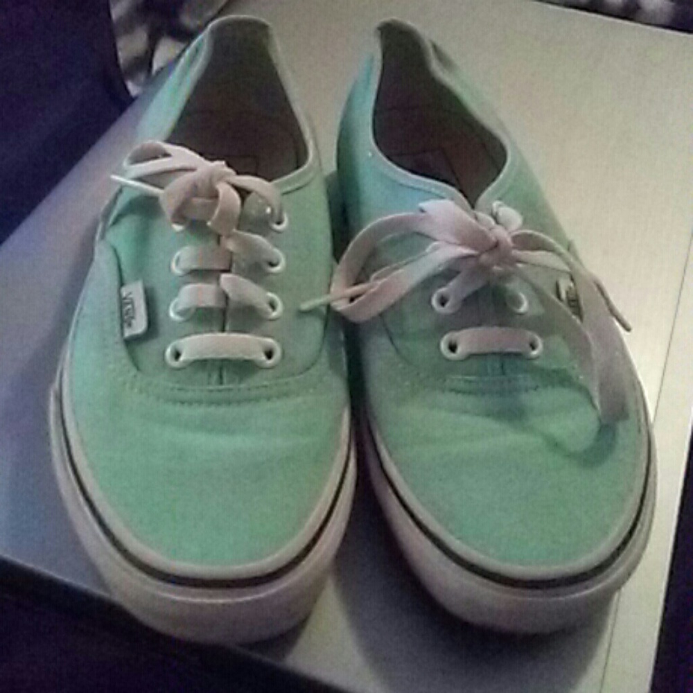 mint green vans