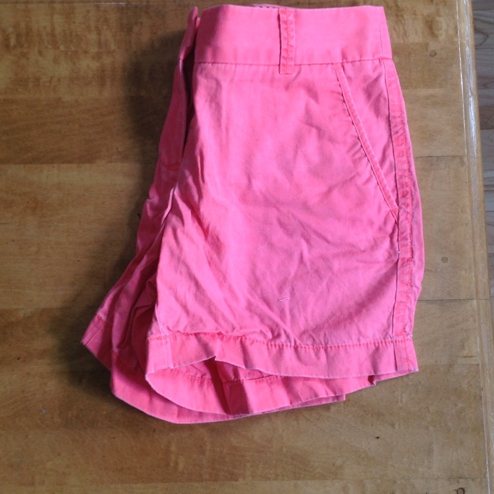 Hot pink shorts