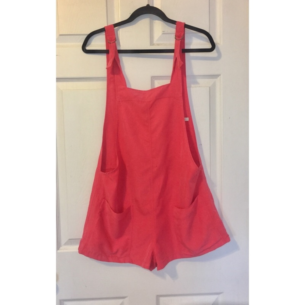 Zara Loose Fitting Pink Overalls