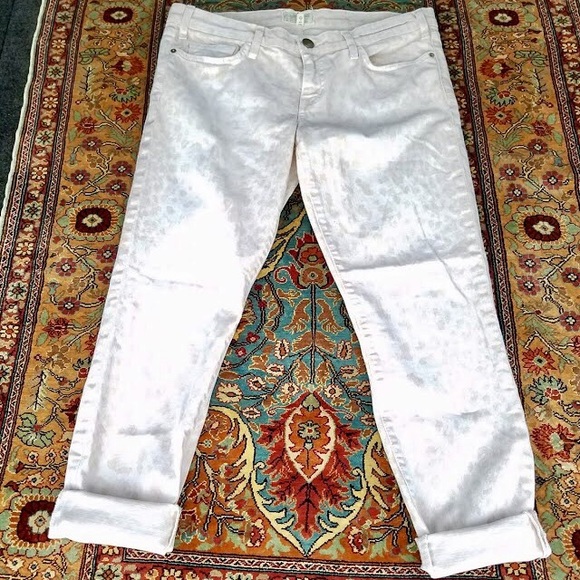 Current Elliott pink leopard  jeans size 31 - Picture 3 of 8