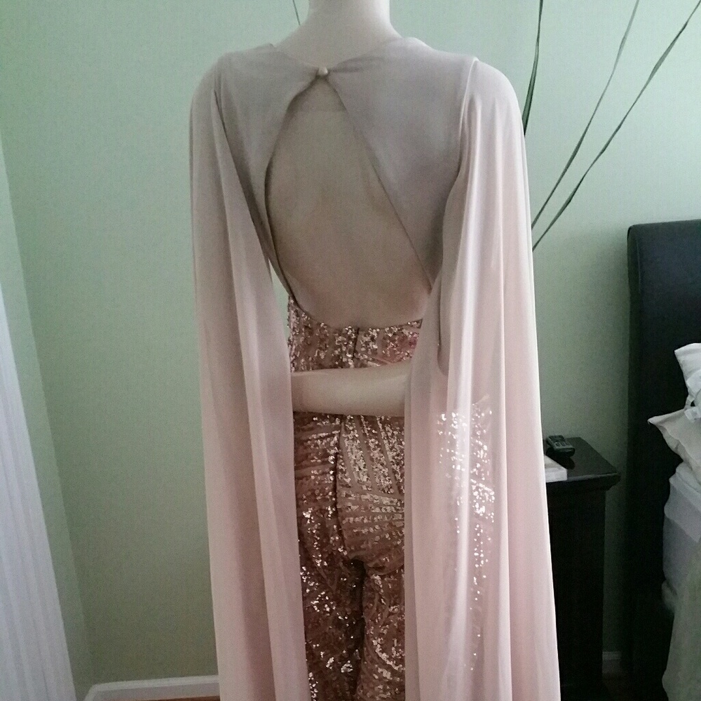 Sequined Jumpsuit - Picture 2 of 5