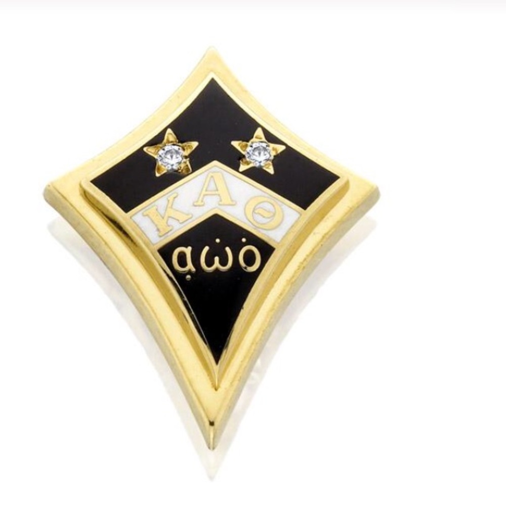 Kappa Alpha Theta standard plain badge