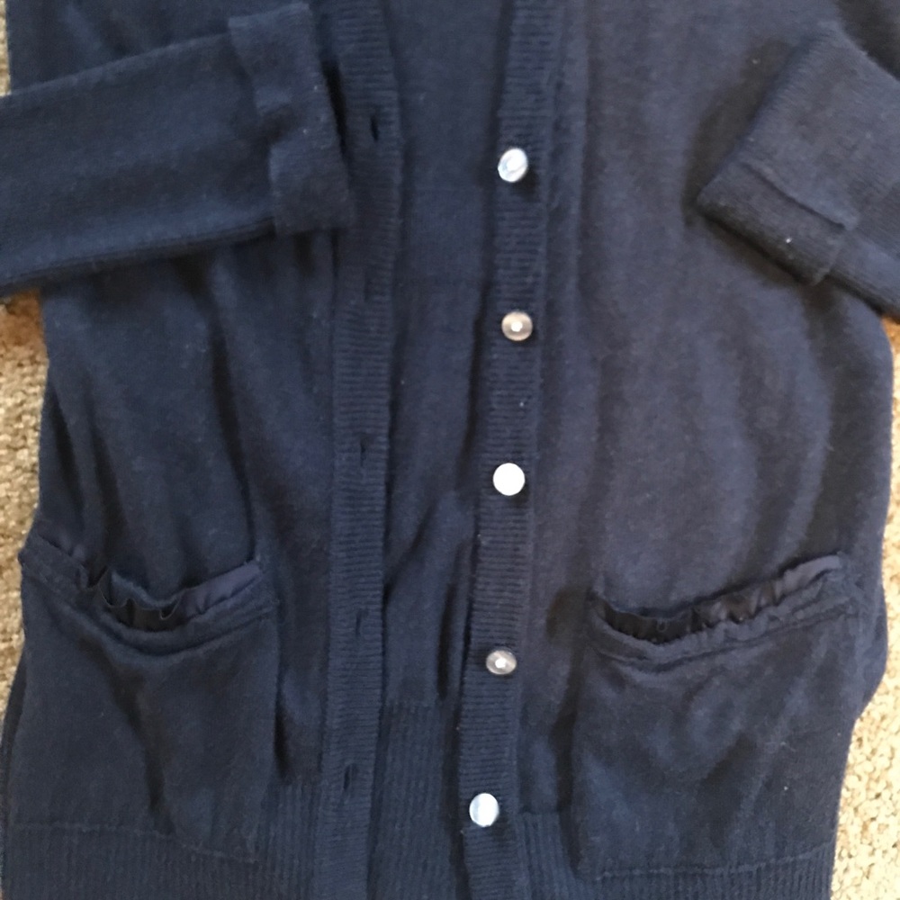 Hollister navy cardigan, size small - Picture 3 of 4