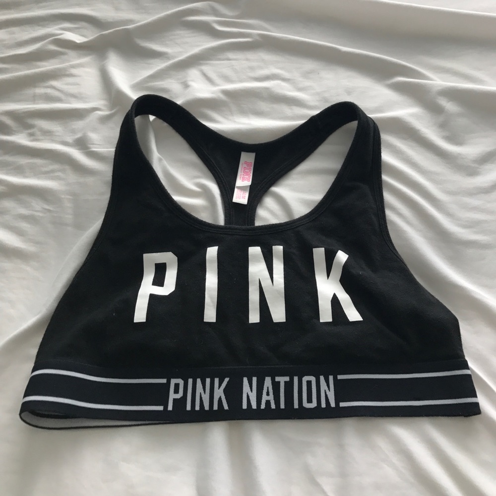 PINK fashion show bralette