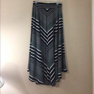 Metaphor Asymmetrical Maxi Skirt