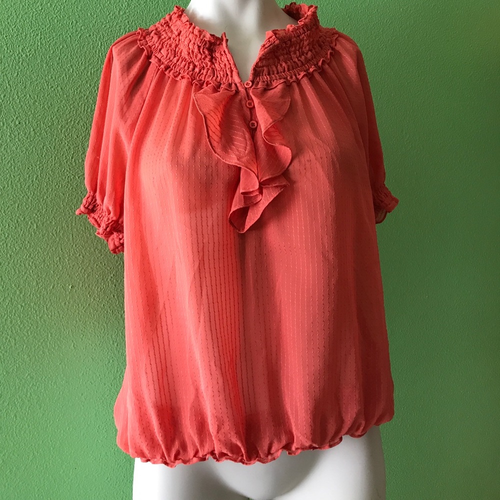 Orange BCBGeneration blouse