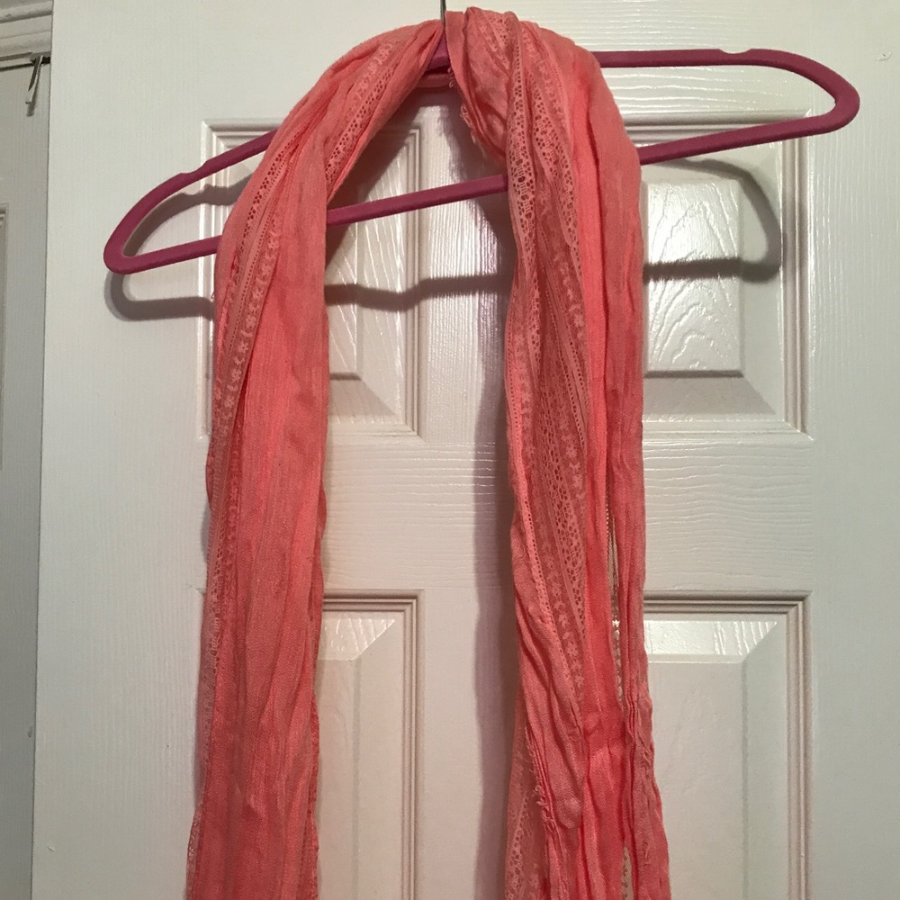 Pink scarf