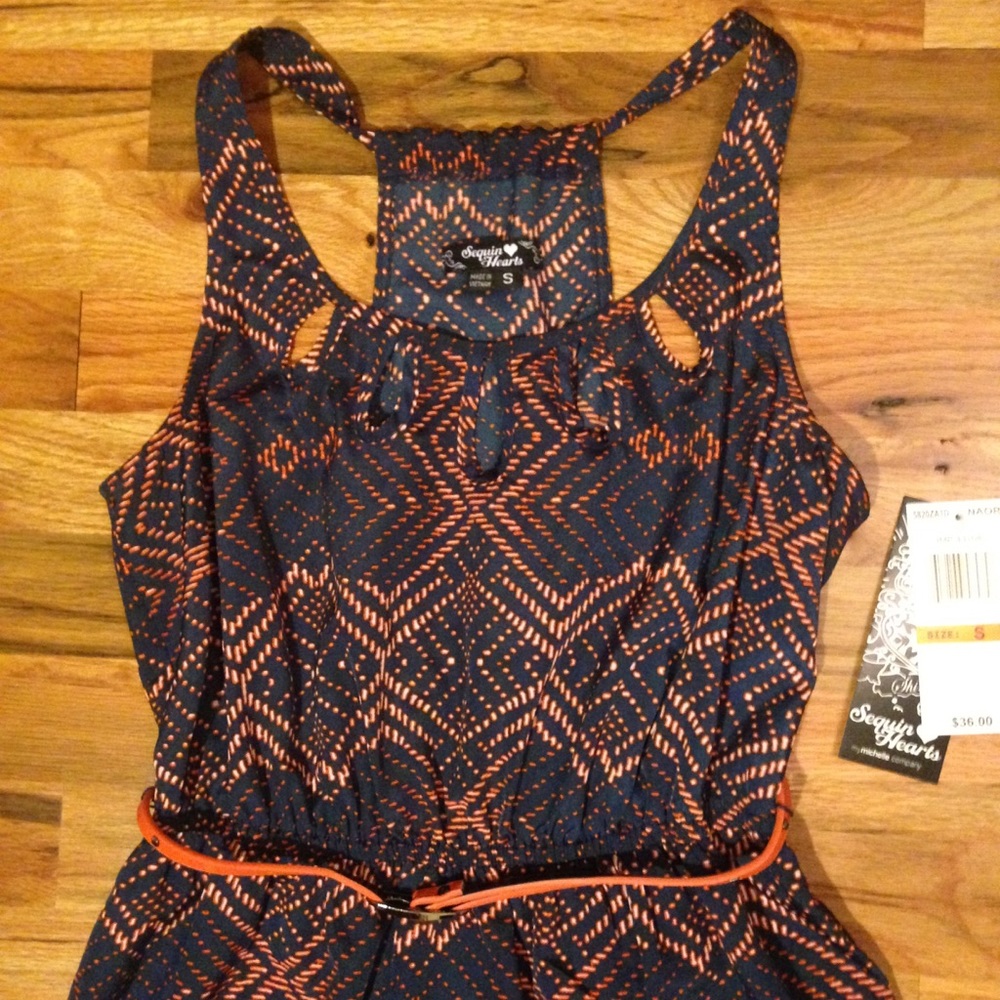 NWT Sequin Hearts Dress