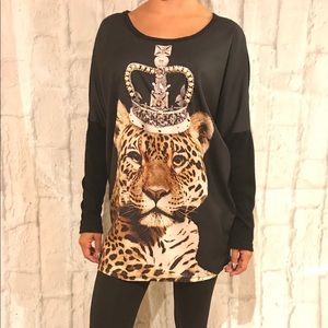 Long Sleeve Crown Sweater