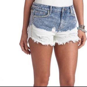 Free People ombré shorts