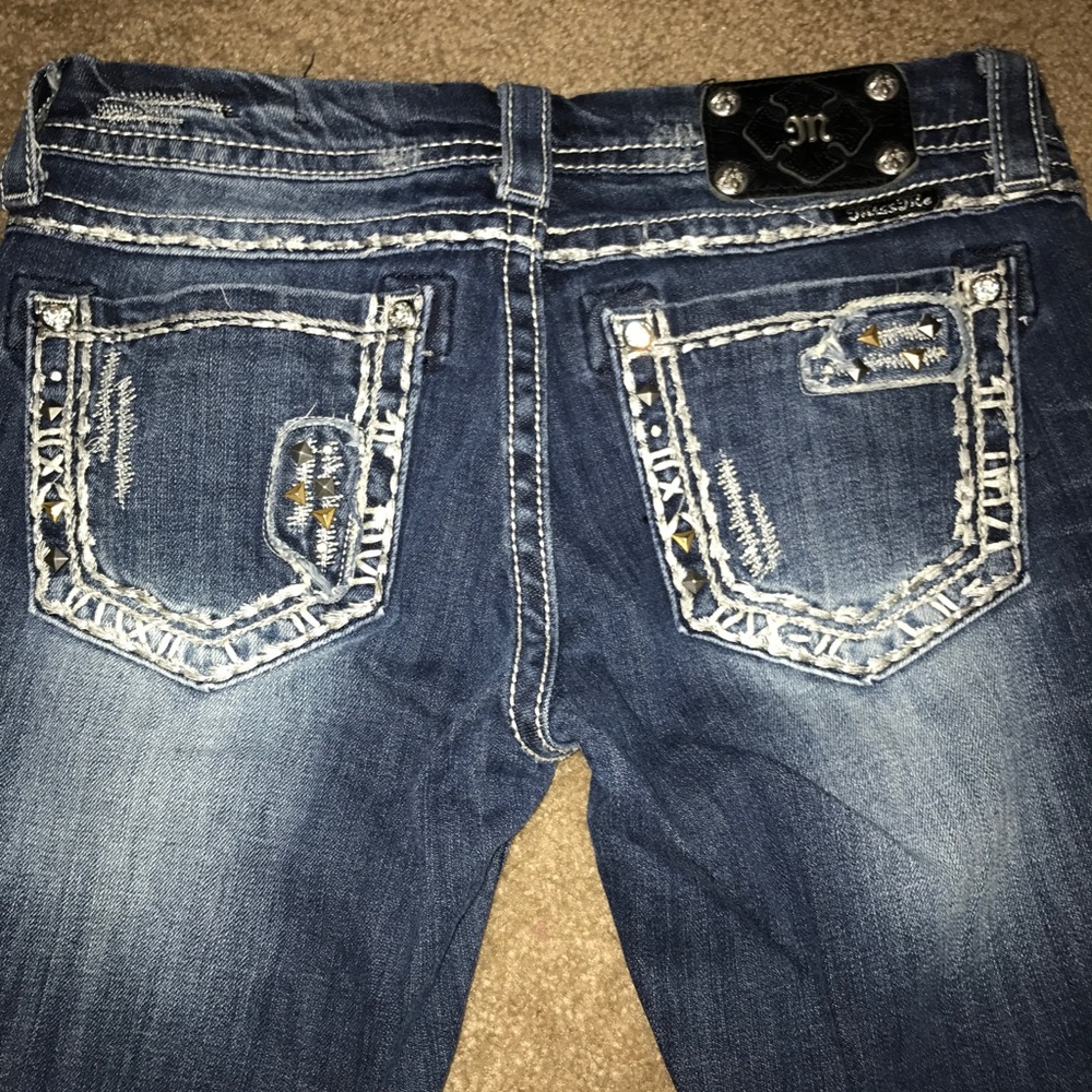 Size 28 Miss Me boot cut jeans