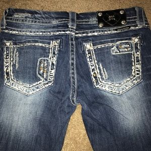 Size 28 Miss Me boot cut jeans