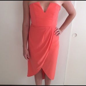H&M Coral Pink Dress