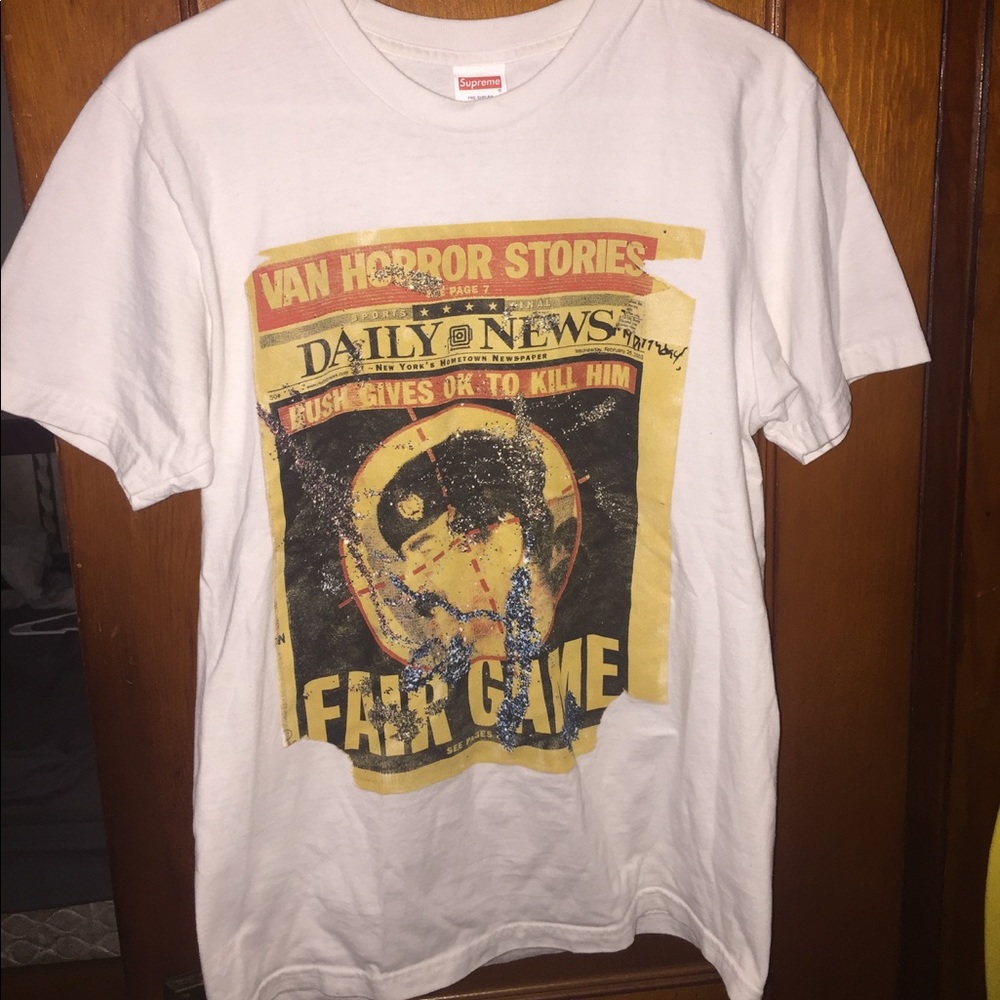 Supreme "fear game" t shirt
