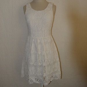 Cream lace dress from Urban Outfitters. Size S