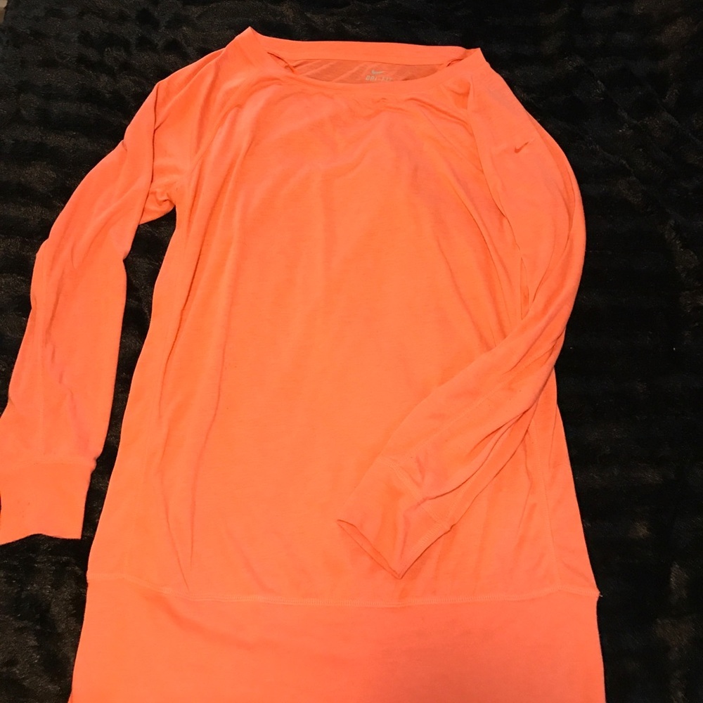 Nike⚡️ long sleeve orange tunic