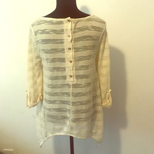 Tunic sheer top