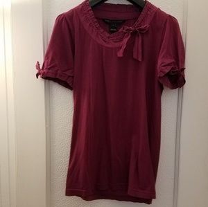 Tie sleeve tee