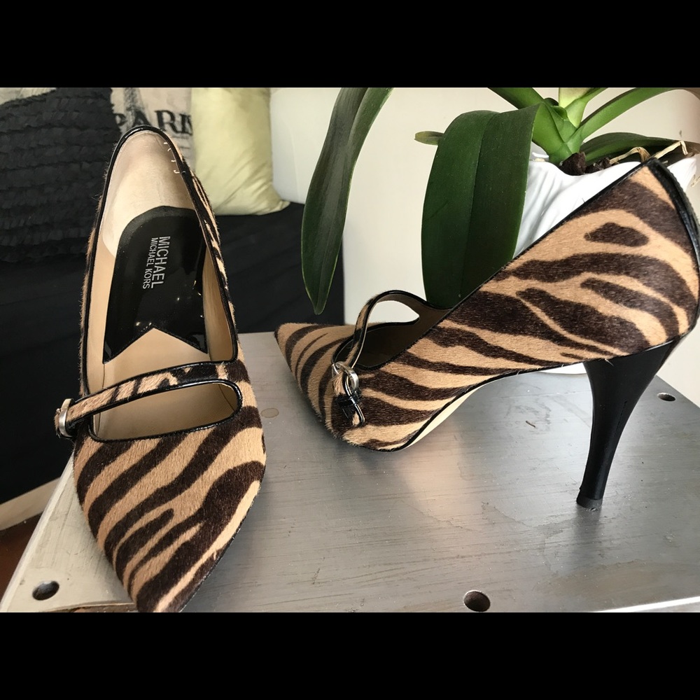 Michael Kors Animal print high heels