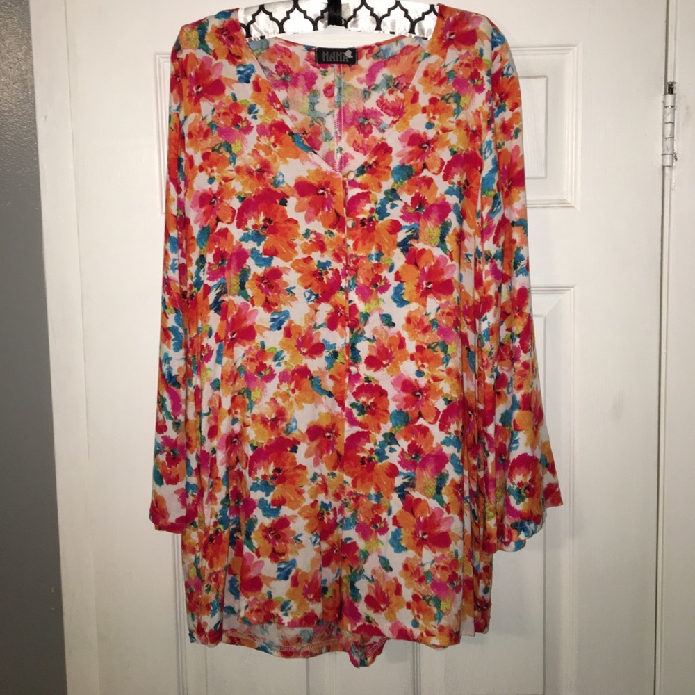Floral Long Sleeve Romper