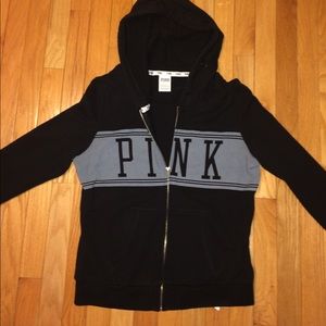 long sleeve VS PINK full zip jacket