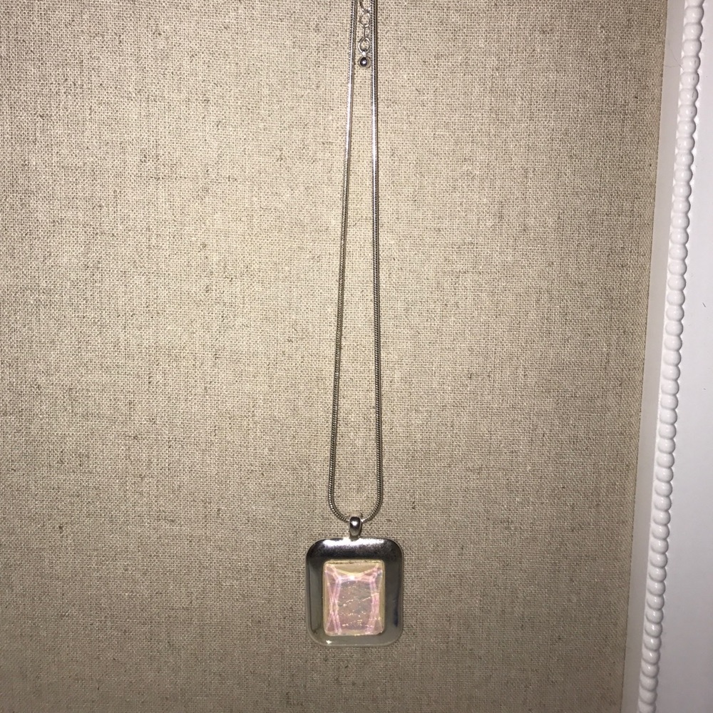 Beautiful silver short pendant