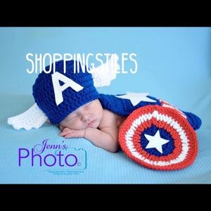 Captain America Baby Boy Outfit