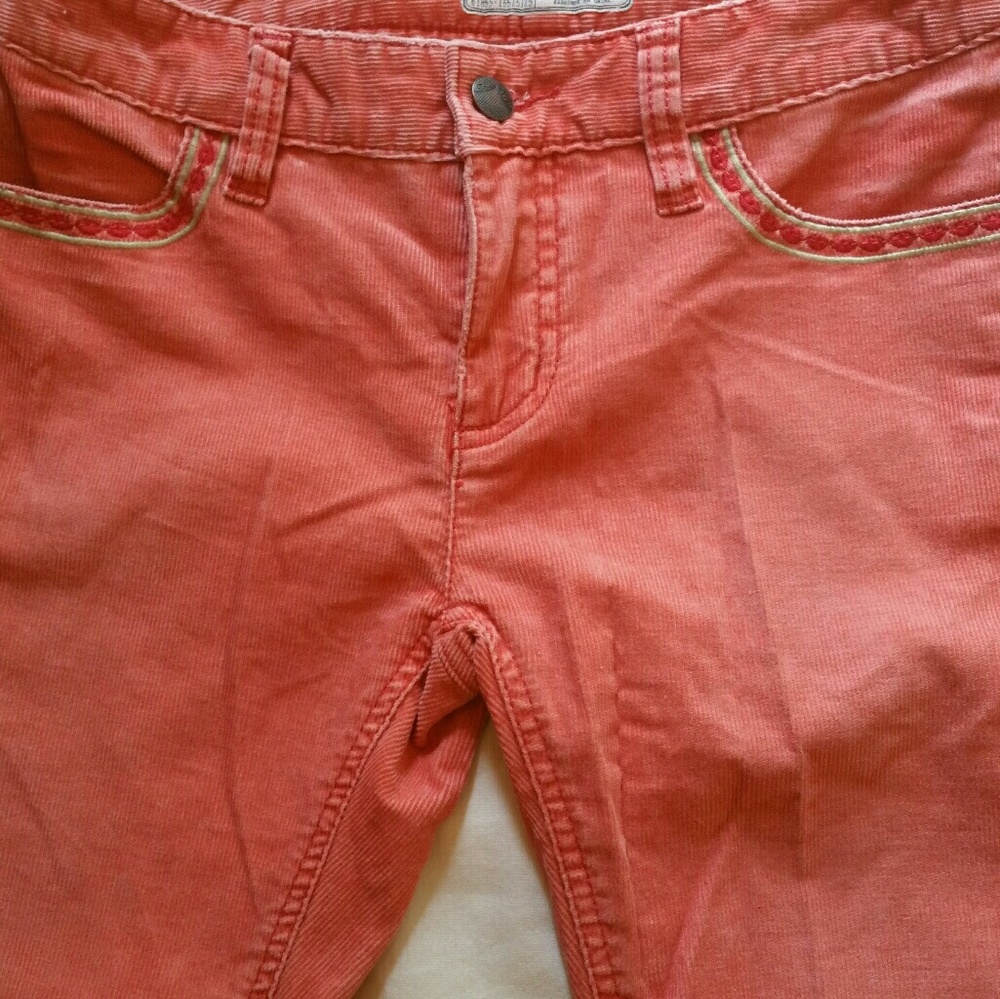 Free People pink skinny cords