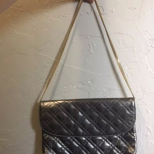 Genuine Real Leather Purse Shoulder Bag Bronze